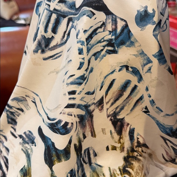 CALIA by Carrie Underwood Blue and White Skater Skirt - Picture 6 of 6